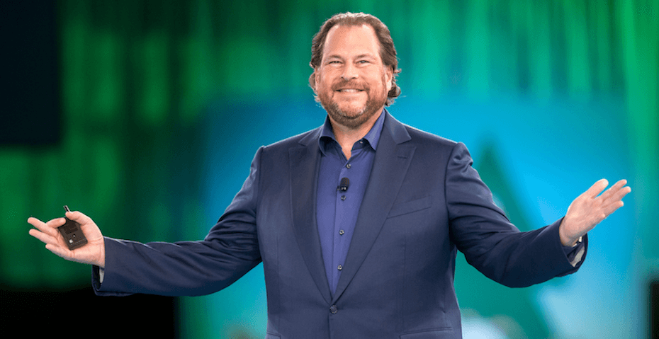 Conference speaker on stage